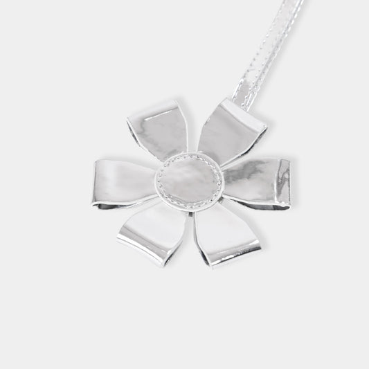Metallic Floral Charm