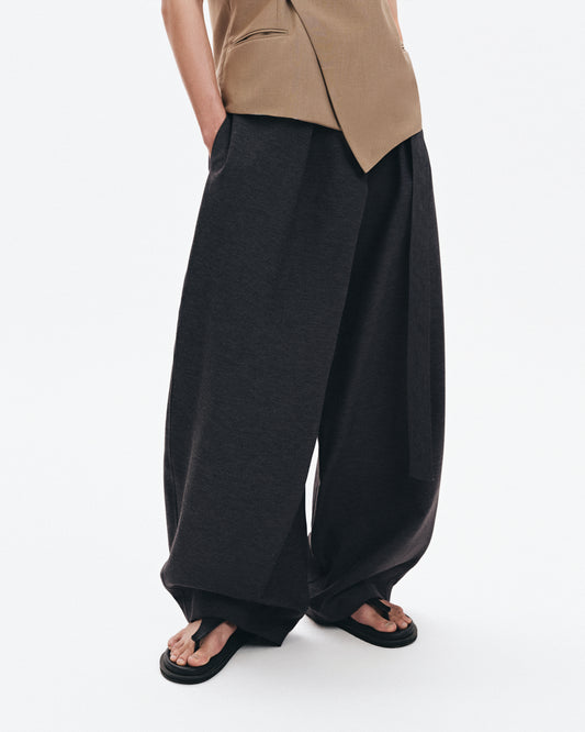 black-toga-draped-pants ain astoud