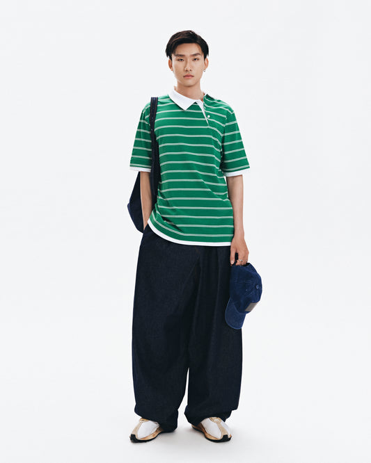 green-striped-yoke-polo-shirt ain astoud