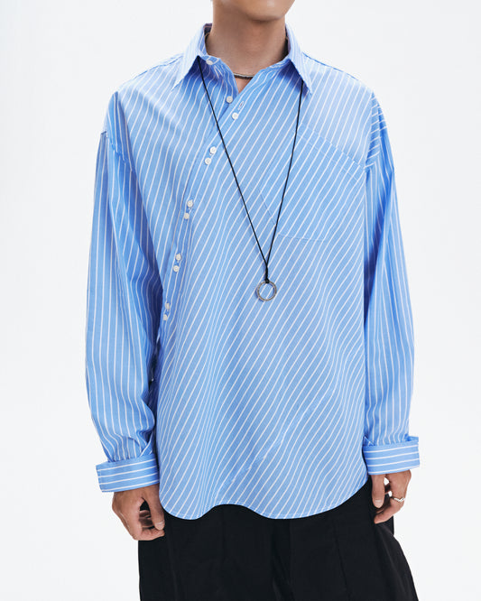 blue-striped-kaito-shirt ain astoud