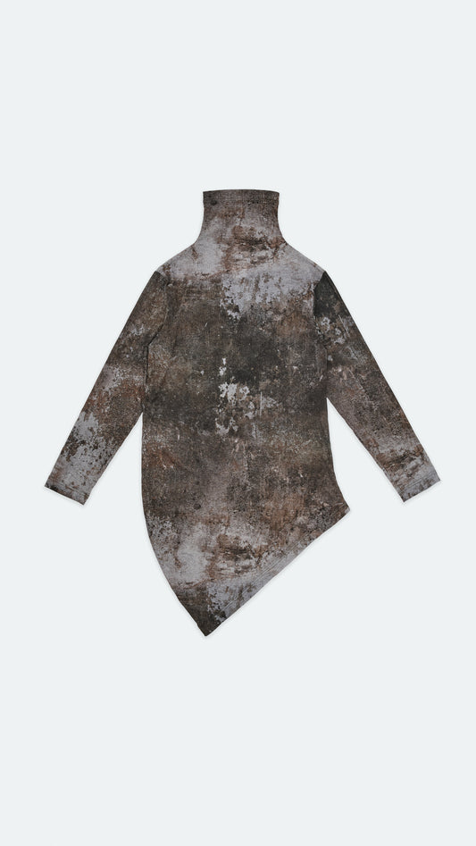 Graphic Print Baoy Turtle Top AIN Astoud