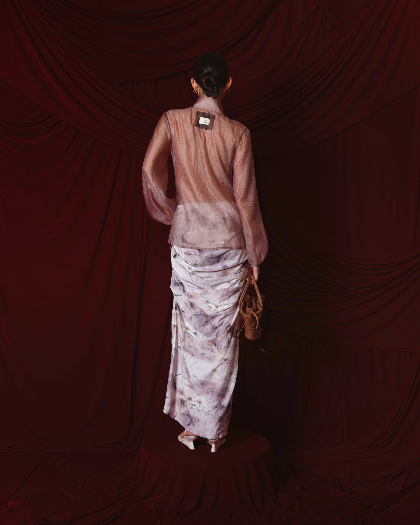 dong-noi-linen-gather-skirt an heritage astoud