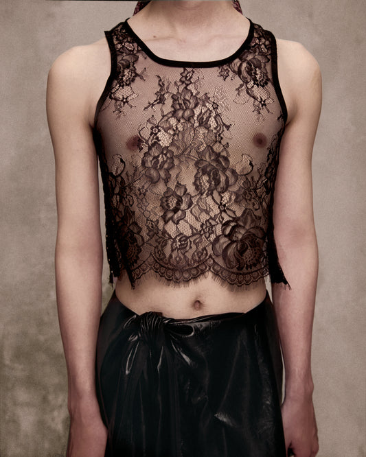 Gallieni Lace Tank Top AN HERITAGE ASTOUD