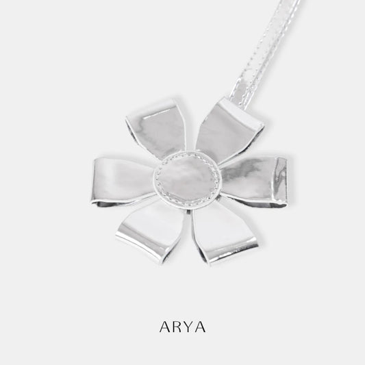 Metallic Floral Charm