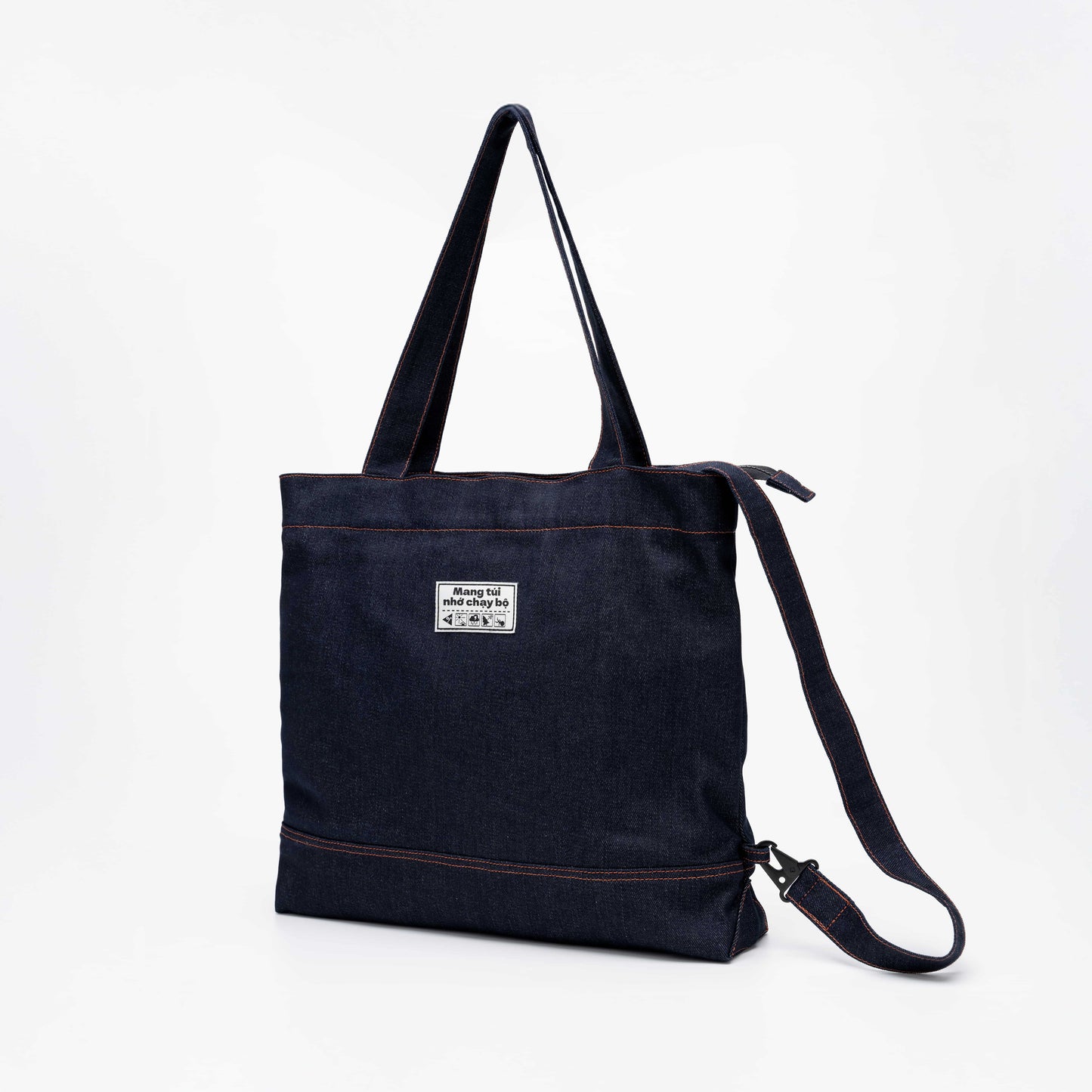 strap-3-tote-raw-denim-indigo jump out astoud