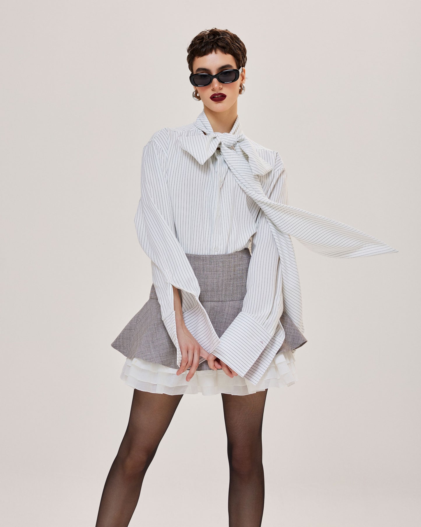 bow-tie-shirt-white astoud caostu