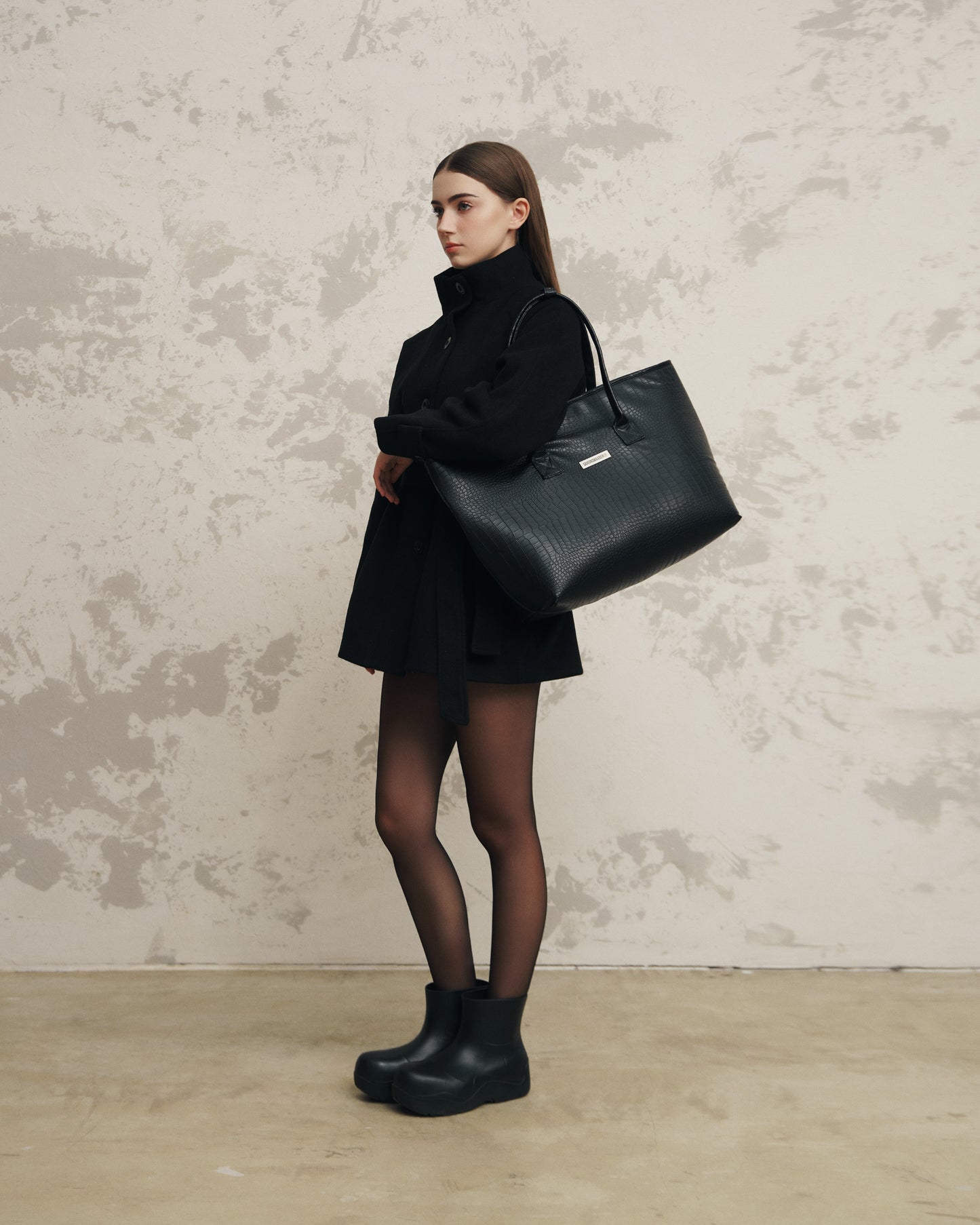 SGS Lune Embossed Tote Bag