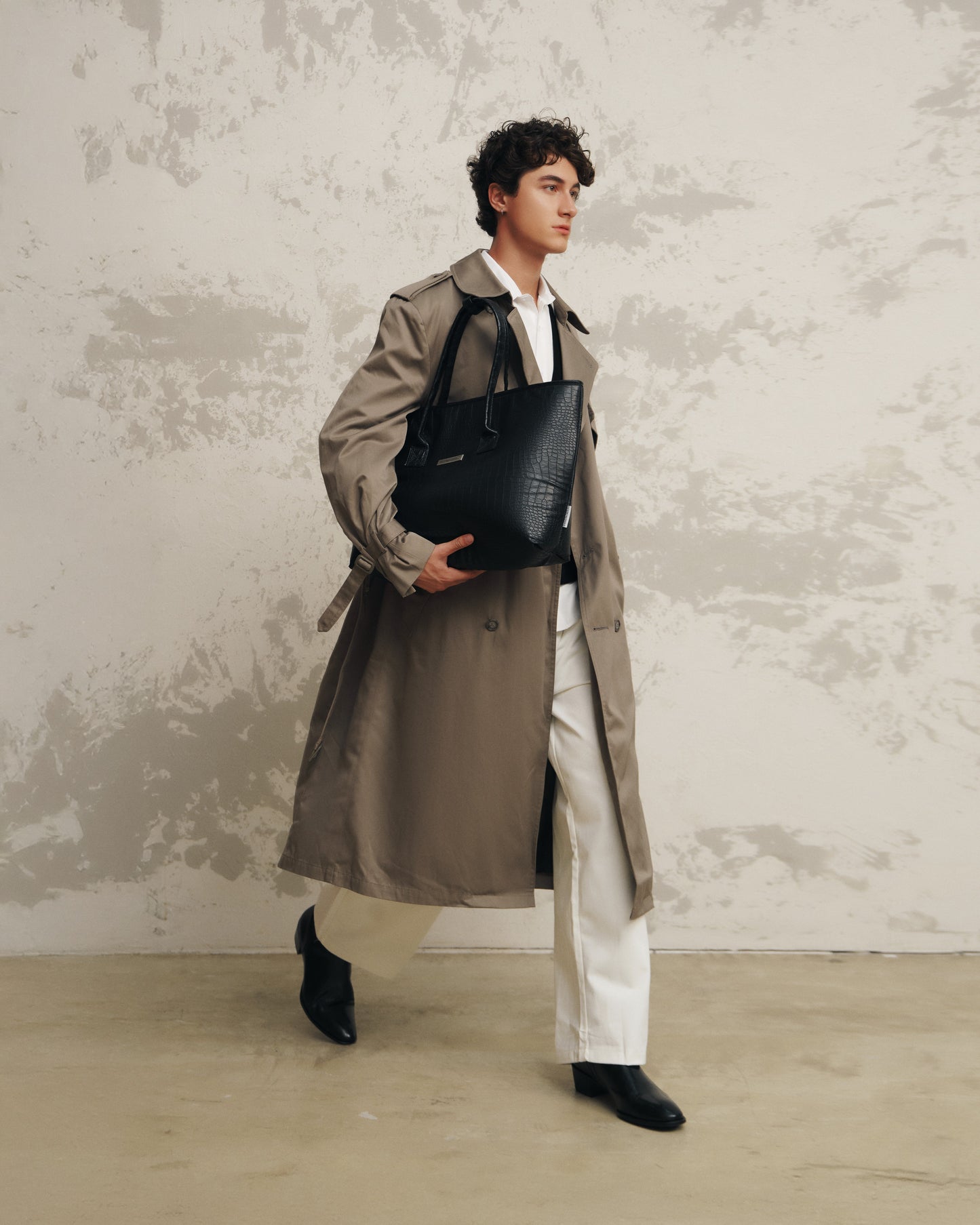 SGS Lune Embossed Tote Bag