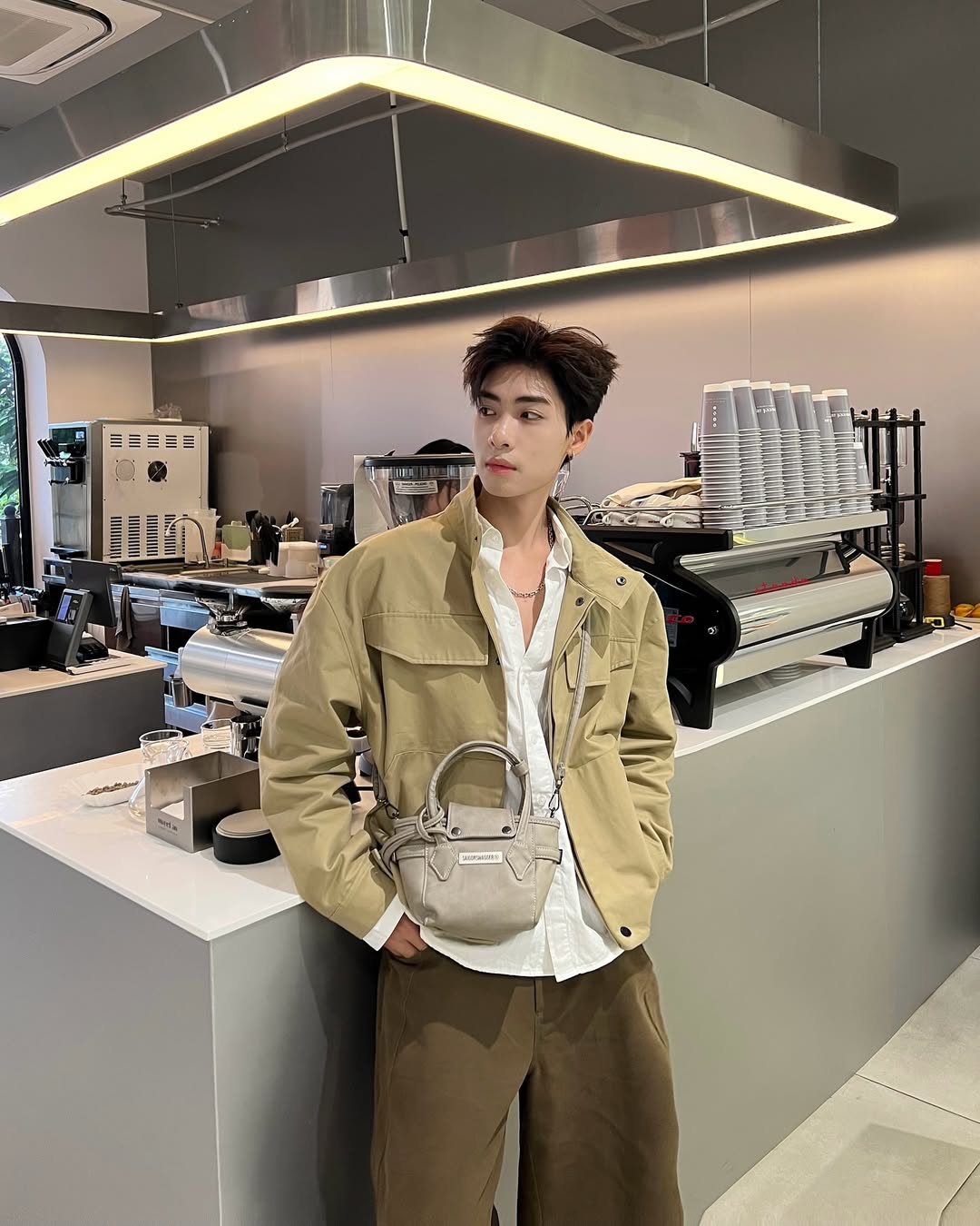 Beige SGS Elegant Bag /Extra Small/