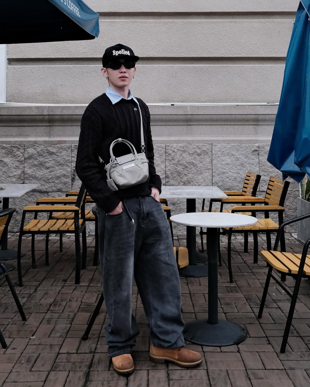 Gray SGS Elegant Bag /Extra Small/