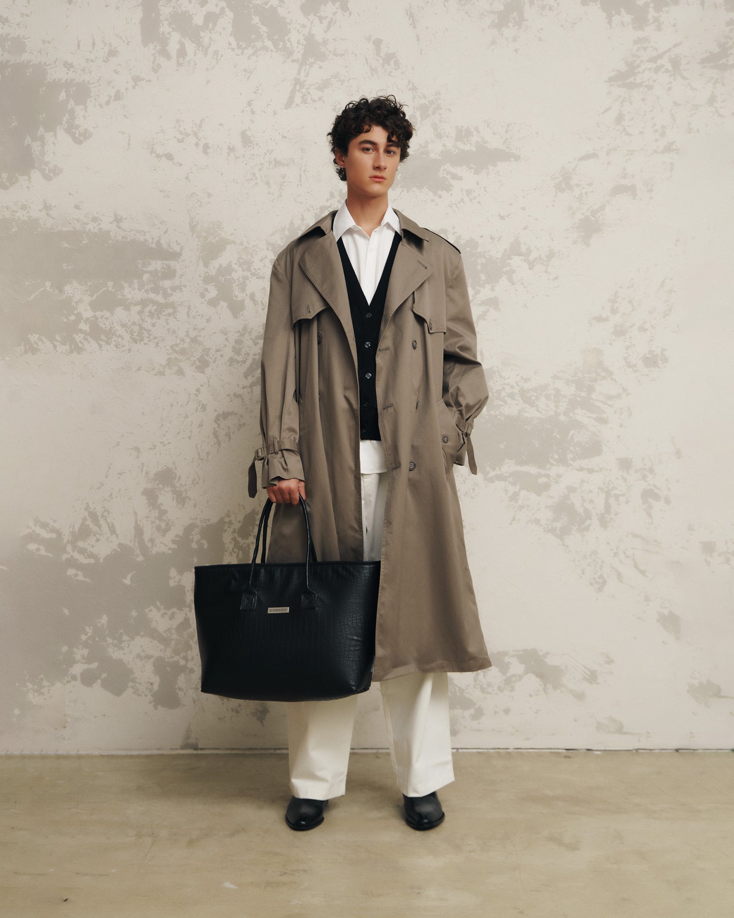 SGS Lune Embossed Tote Bag