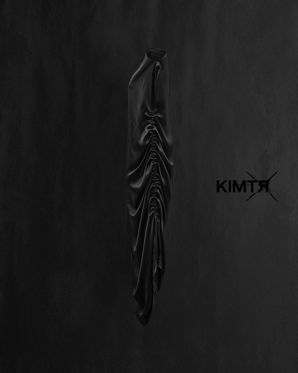 black-plum-rutched-silk-dress kimtr astoud