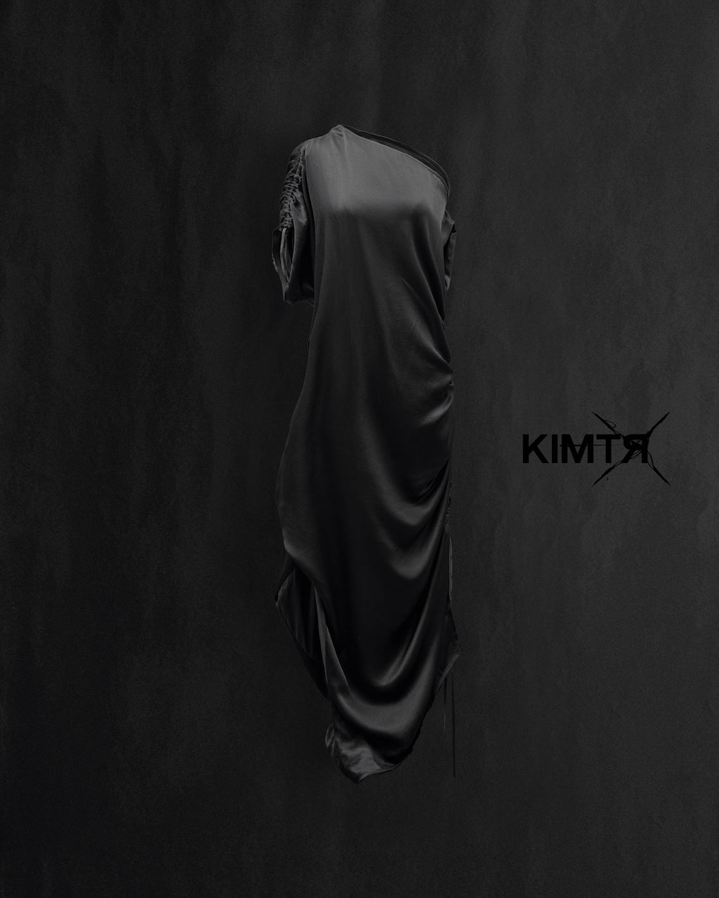 black-plum-rutched-silk-dress kimtr astoud