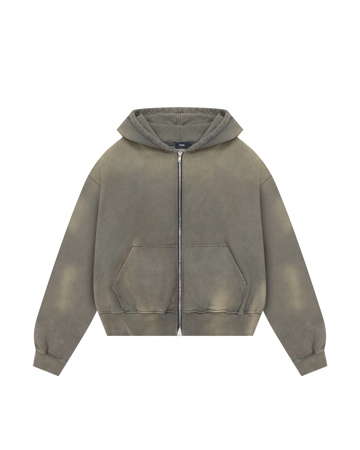 hd9-introverse-double-zip-hoodie-olive-wash fnos astoud