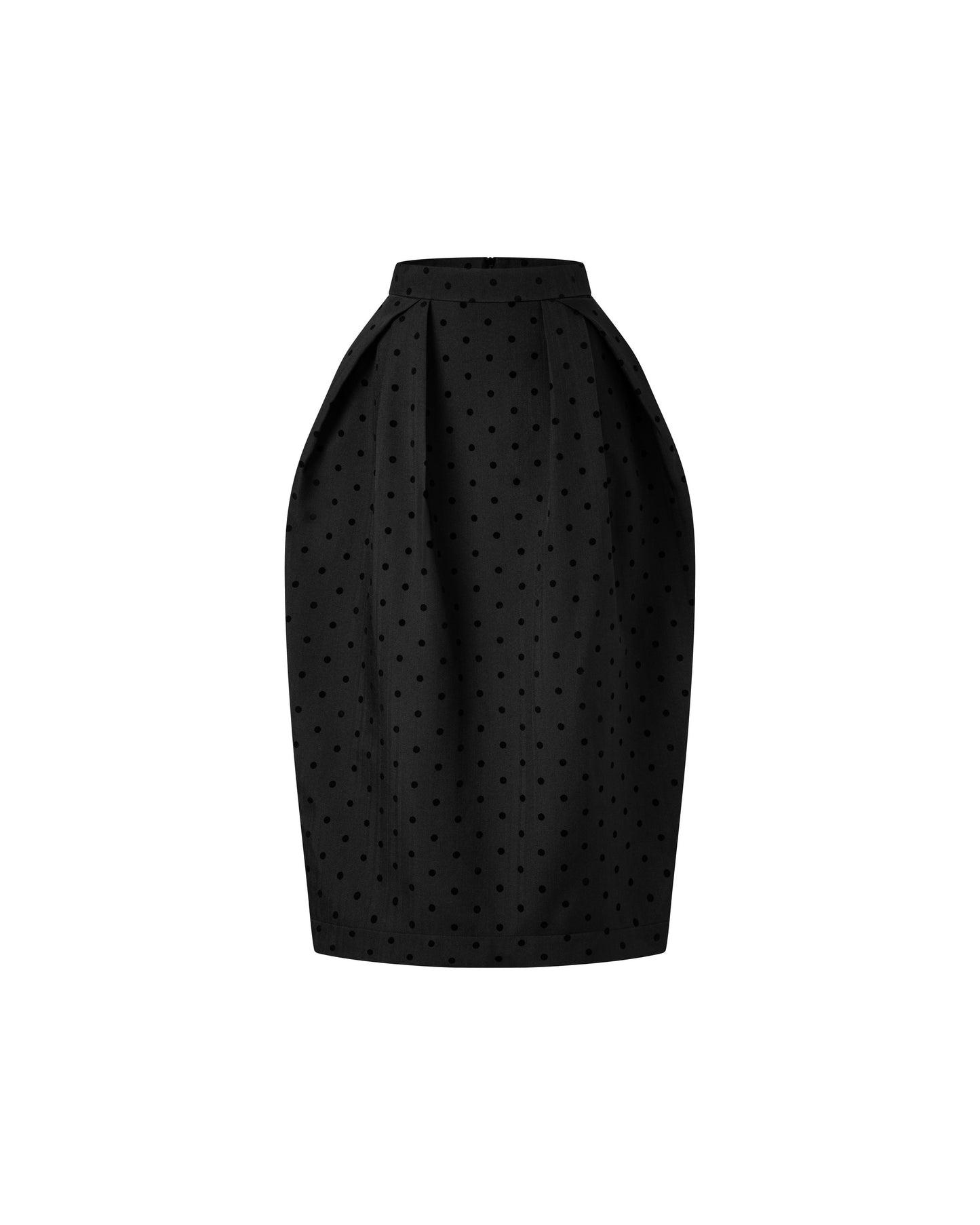 Black Bud Layer Skirt