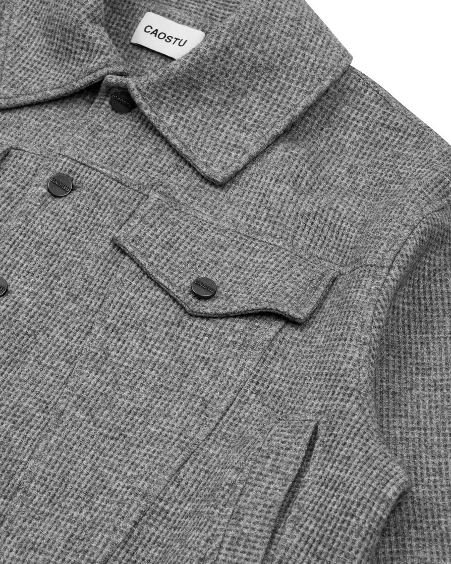 Grey Waffle Jacket