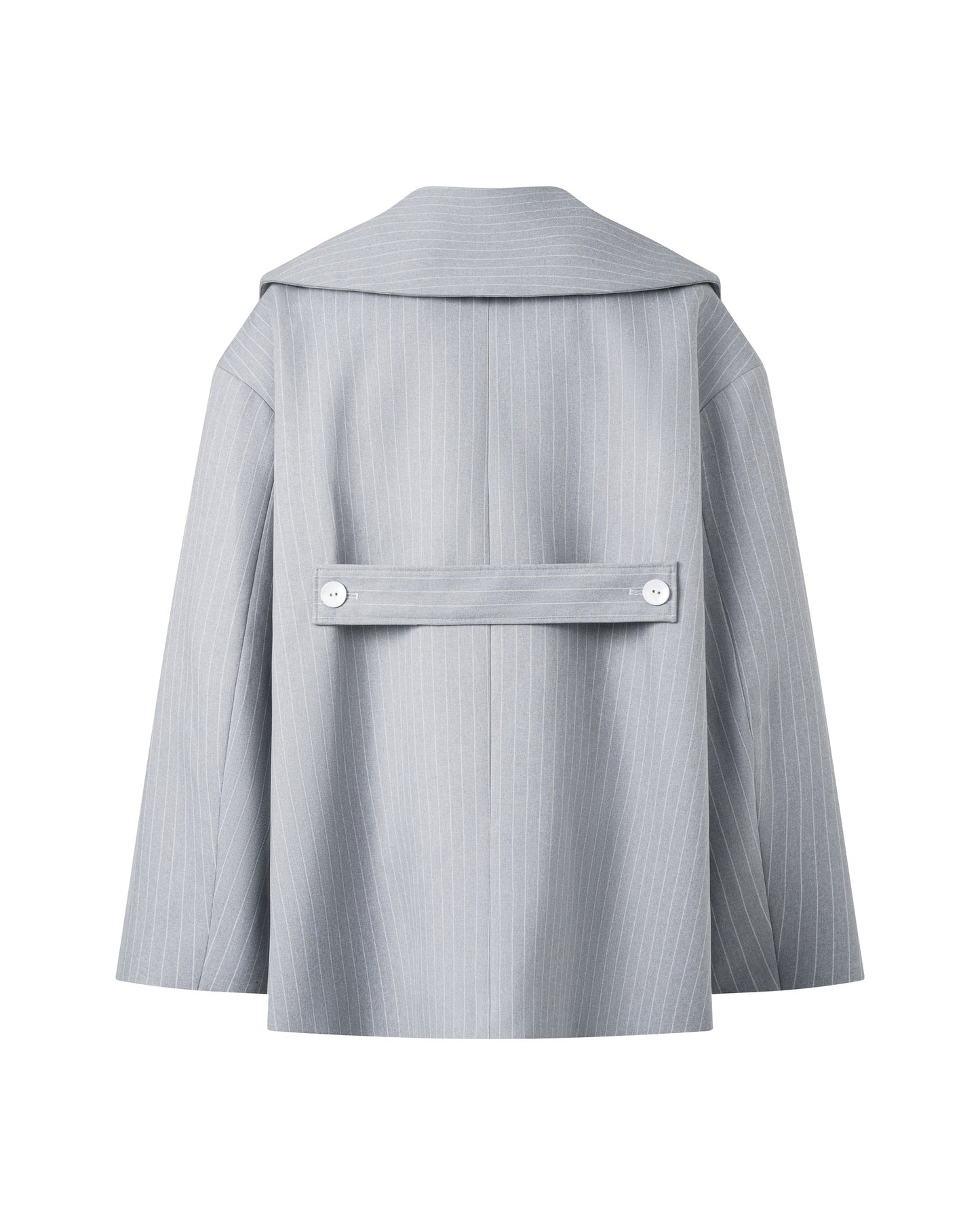 Pinstripe Trench Coat