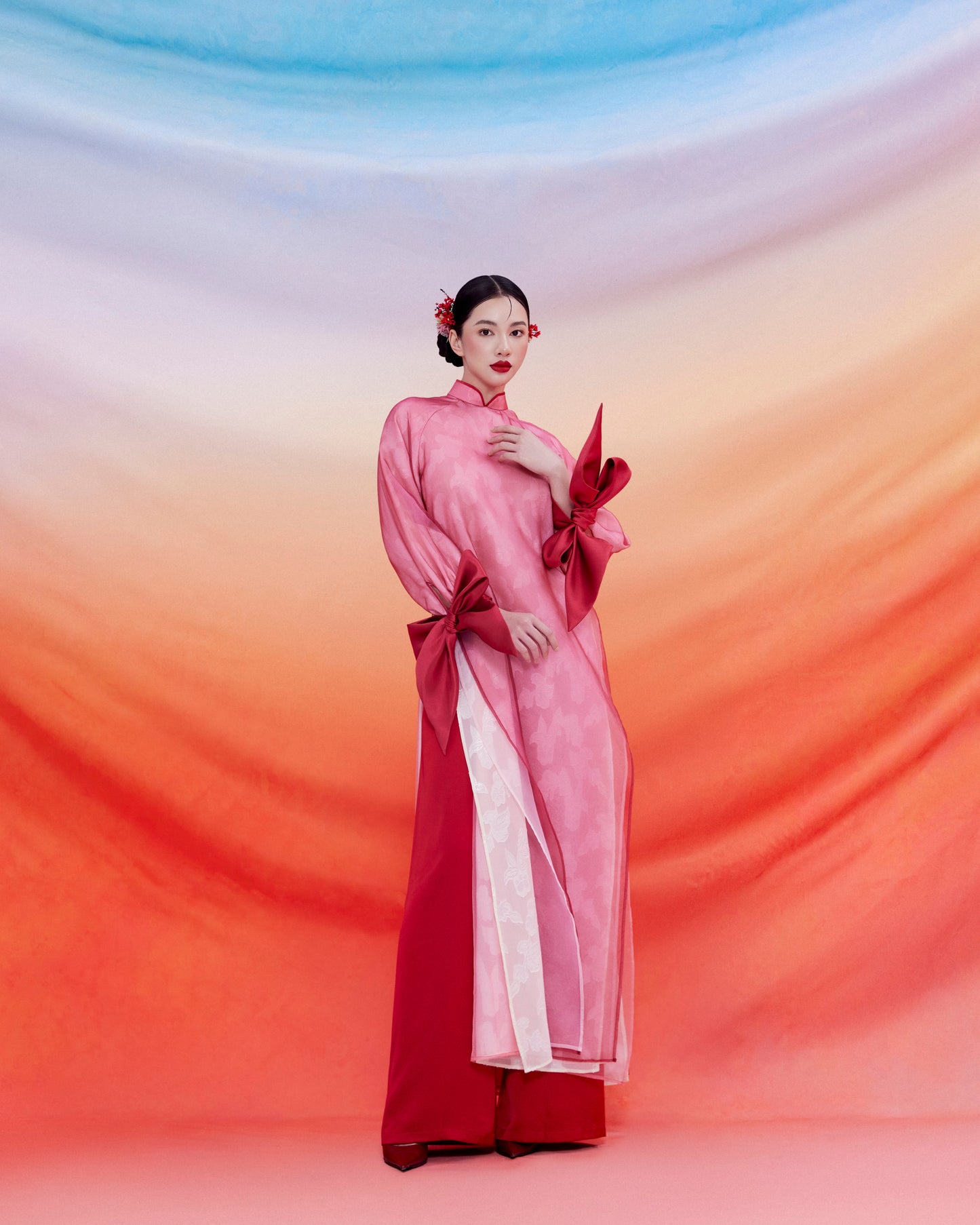 Jupe blanche superposée