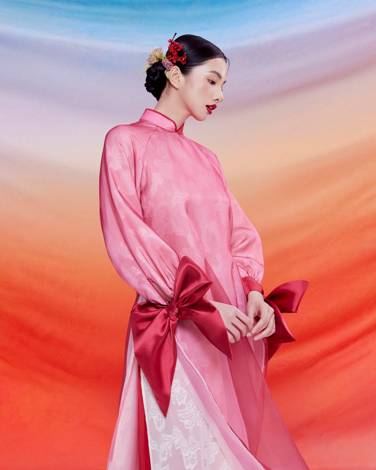 Jupe blanche superposée