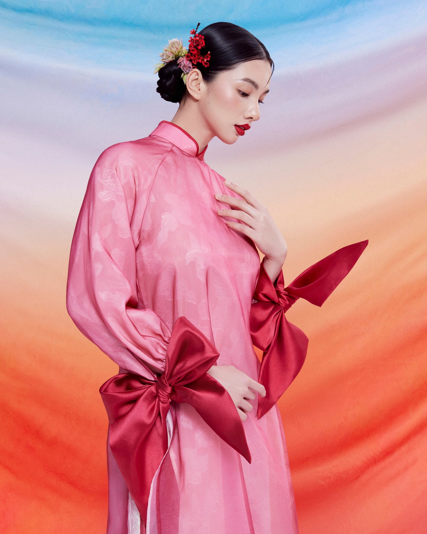 Jupe blanche superposée