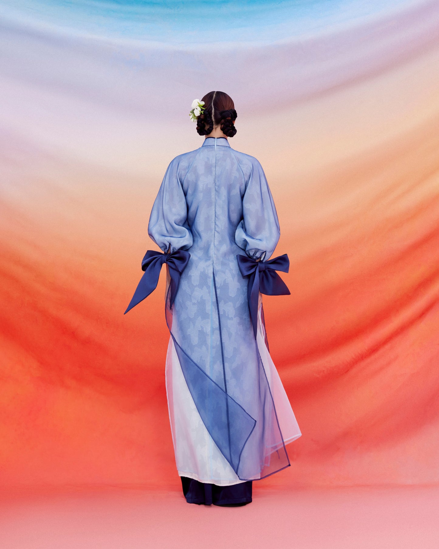 Jupe blanche superposée