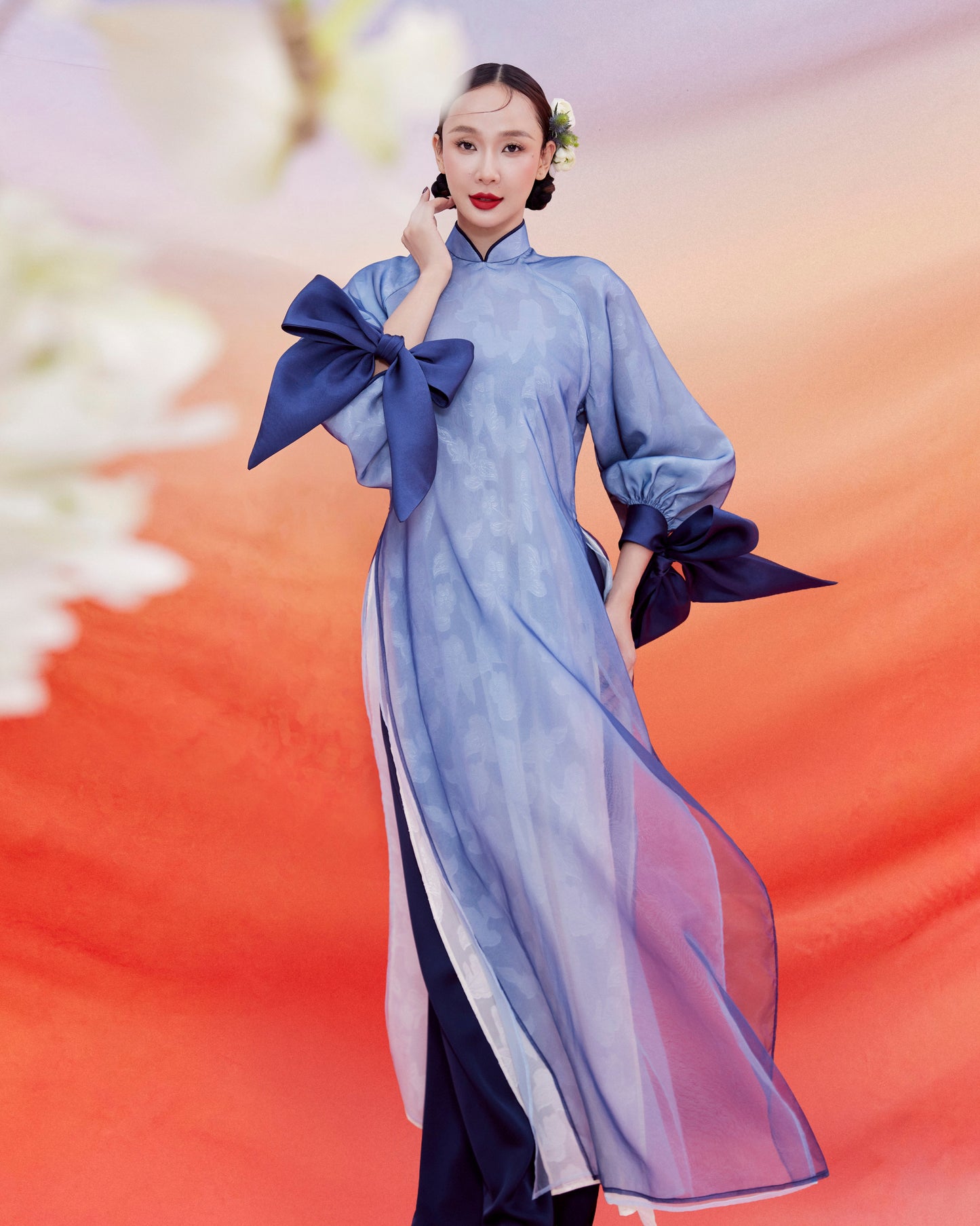 Jupe blanche superposée