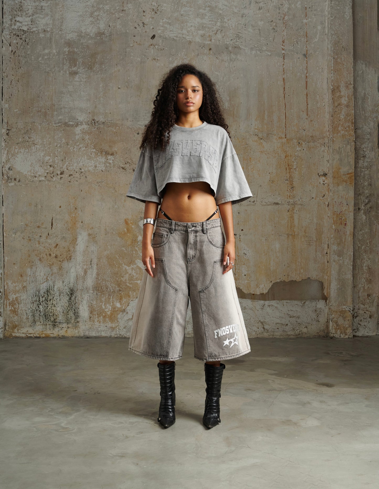 Bsj - "Fnosverse" Baggy Jorts Wash