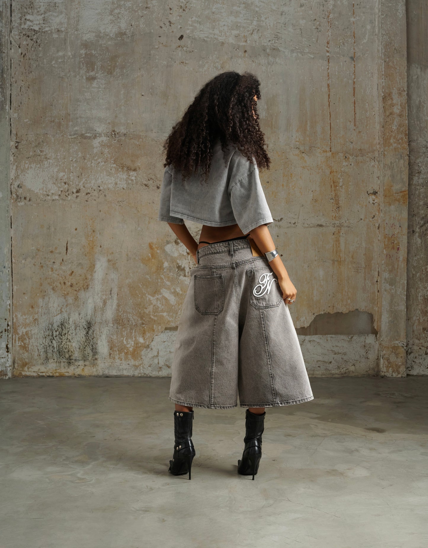 Bsj - "Fnosverse" Baggy Jorts Wash