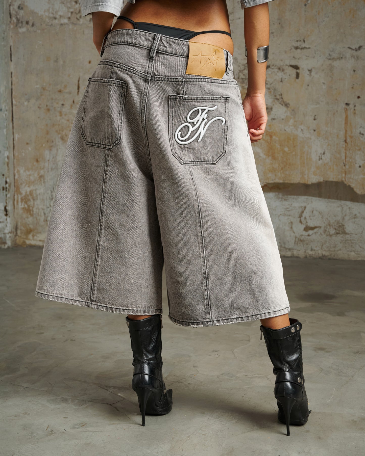 Bsj - "Fnosverse" Baggy Jorts Wash