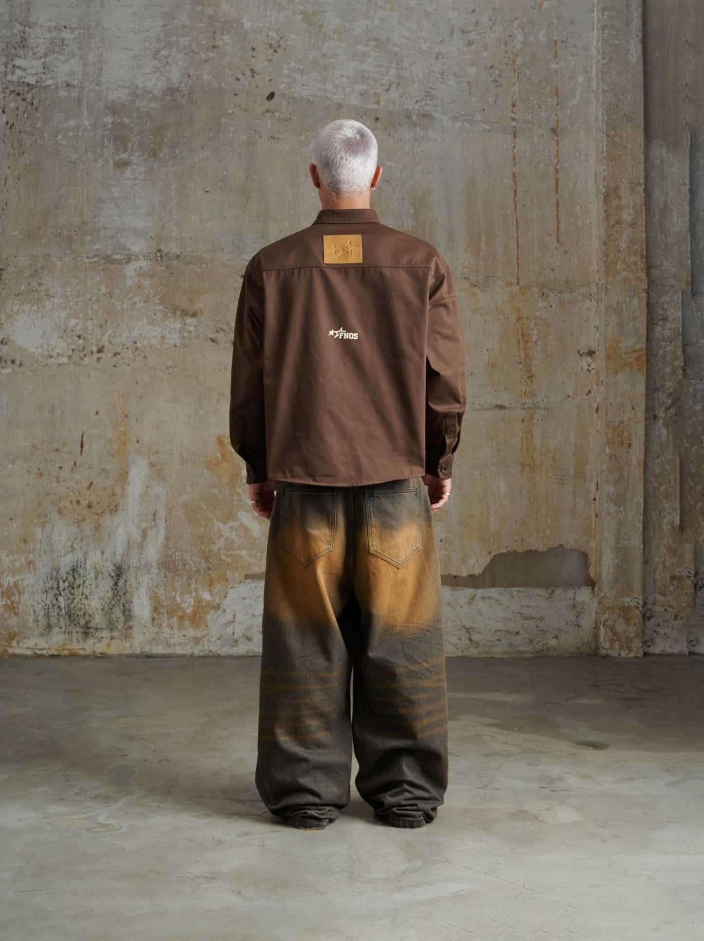 Erg21 - "Fnos" Washed Jeans - Rusted Brown