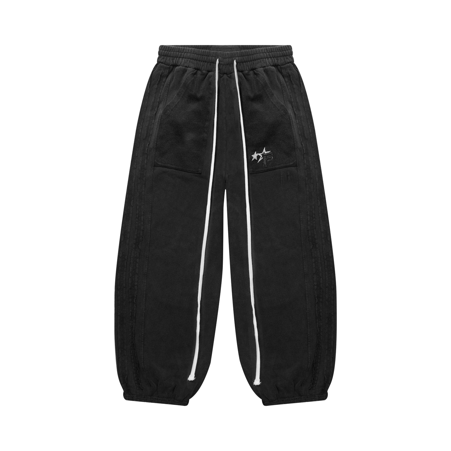 Jsw1 - "Fnos" Joggers Wash Pants - Black