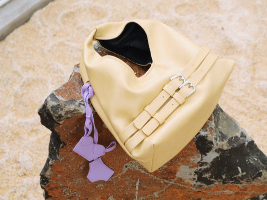 Yellow Double Belt Bag Arya Astoud 