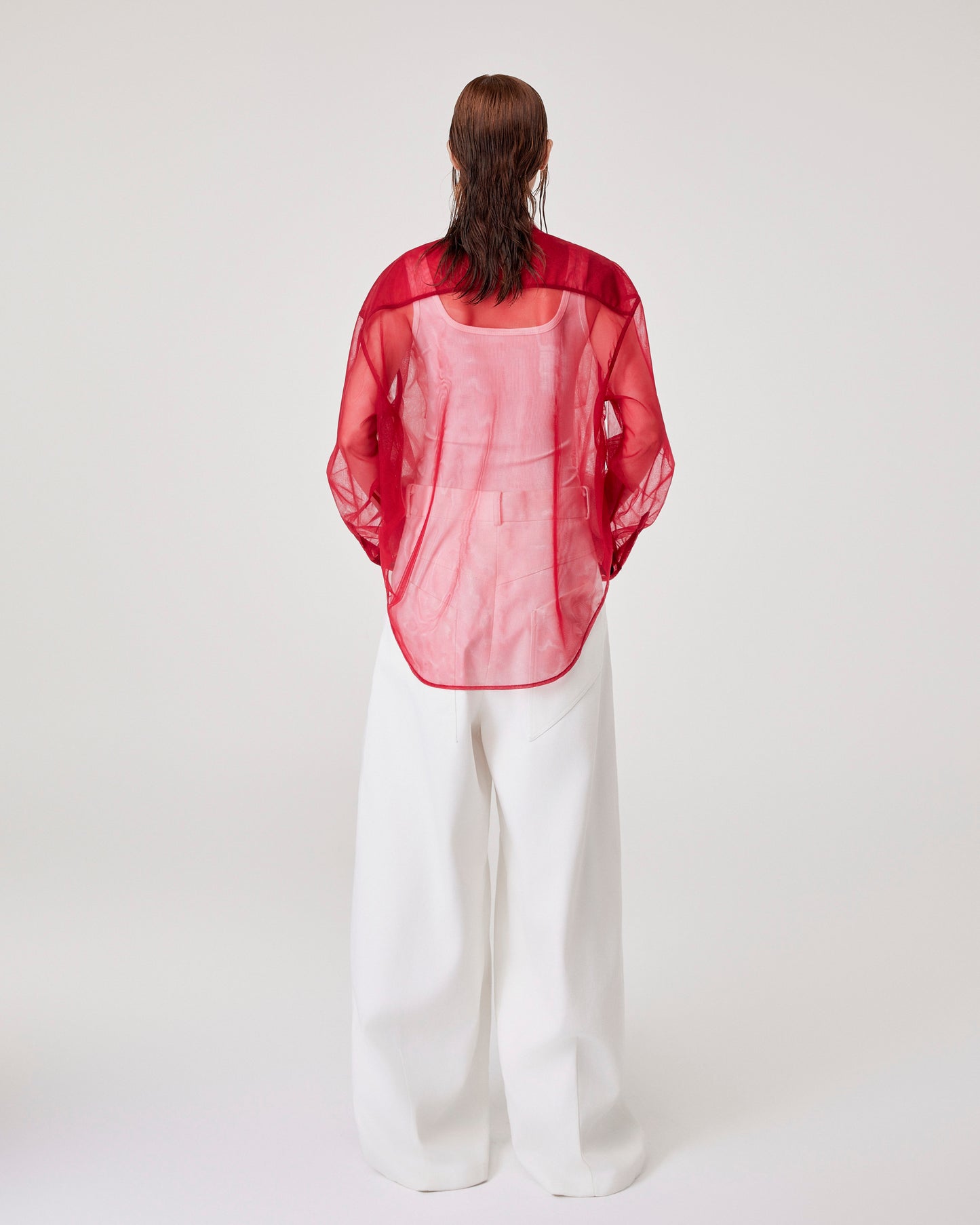 Double Trouble Sheer Shirt Caotus Astoud