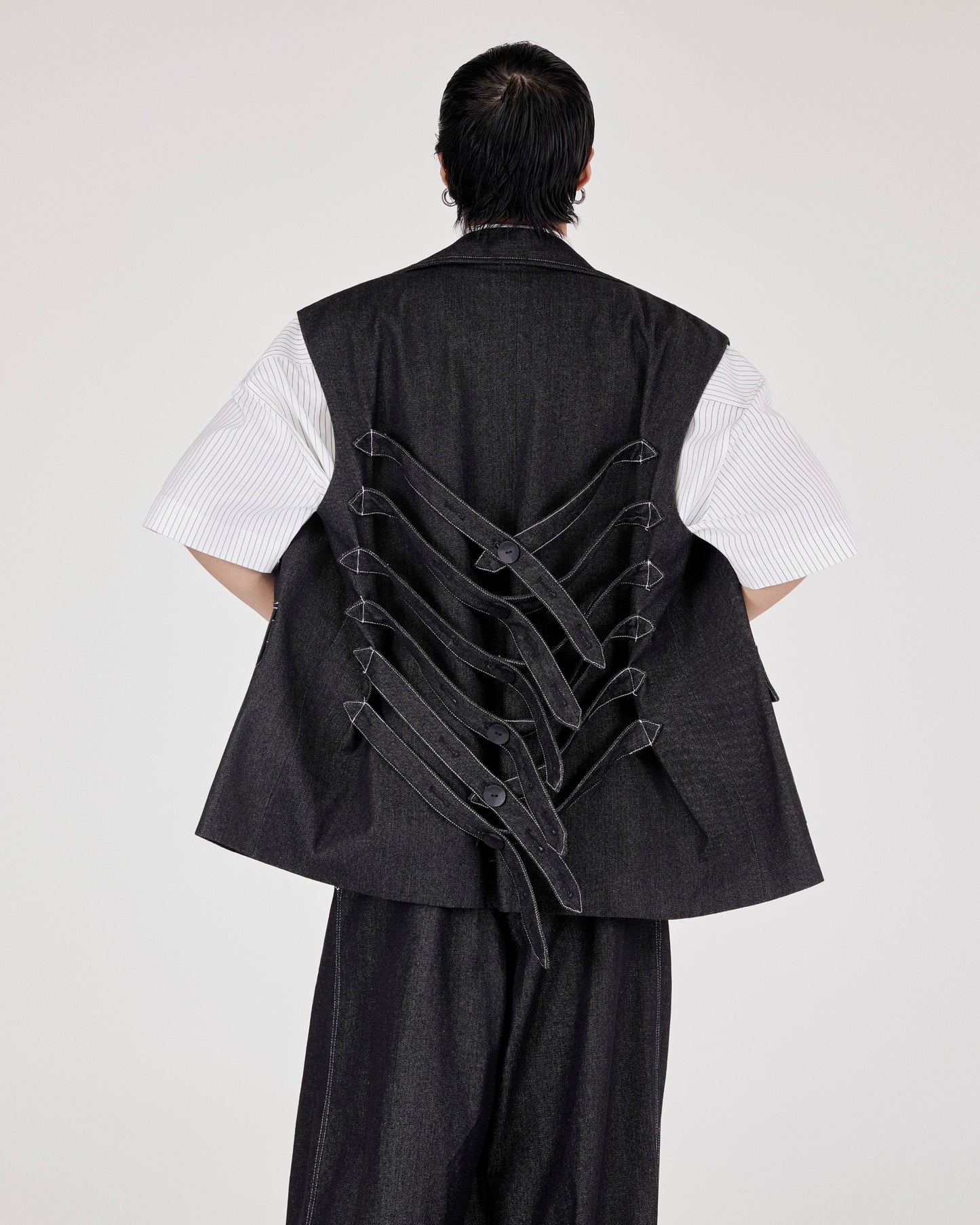 Wide Leg Pleat Jean Caotus Astoud