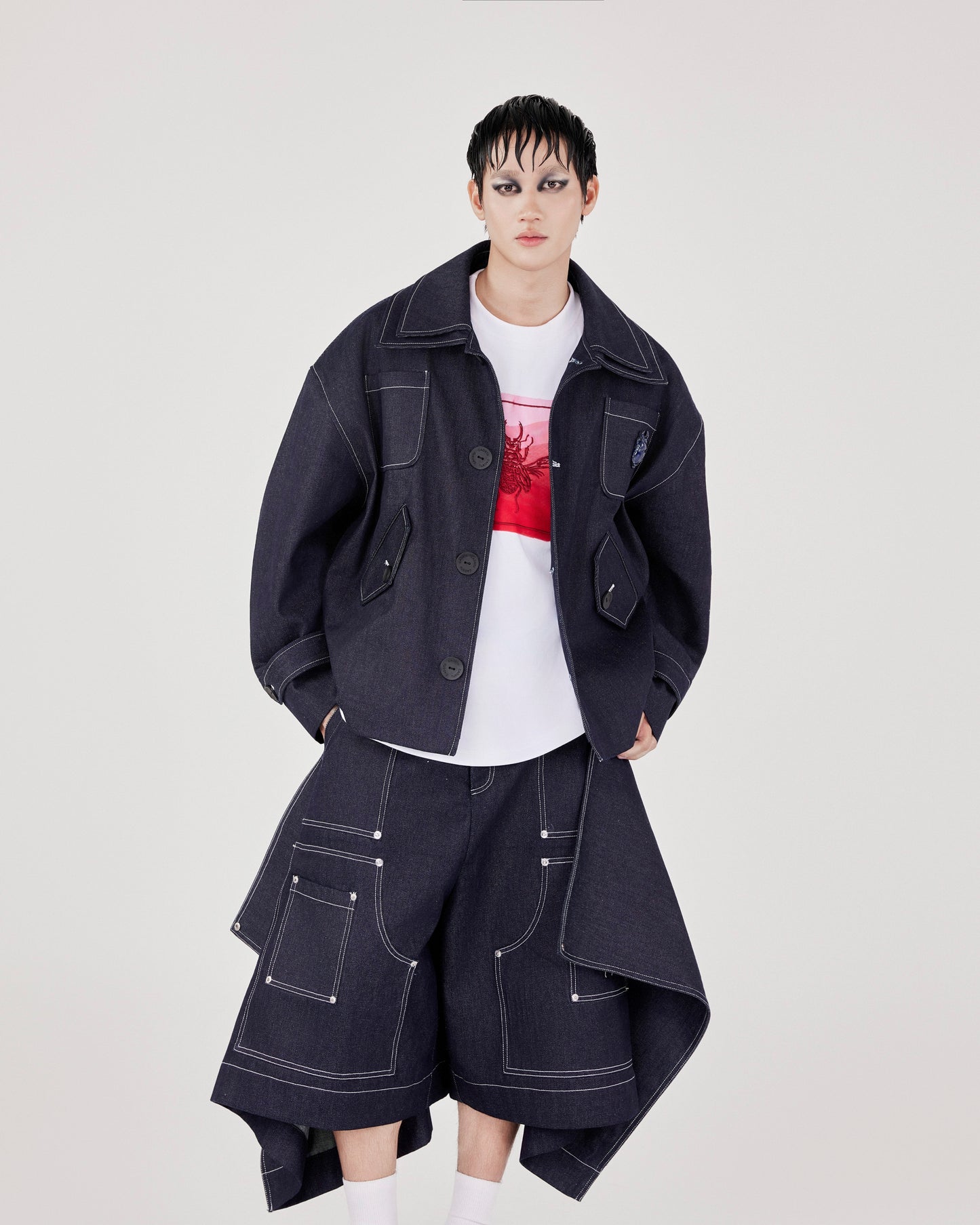 Blue Dream Denim Jacket Caotus Astoud