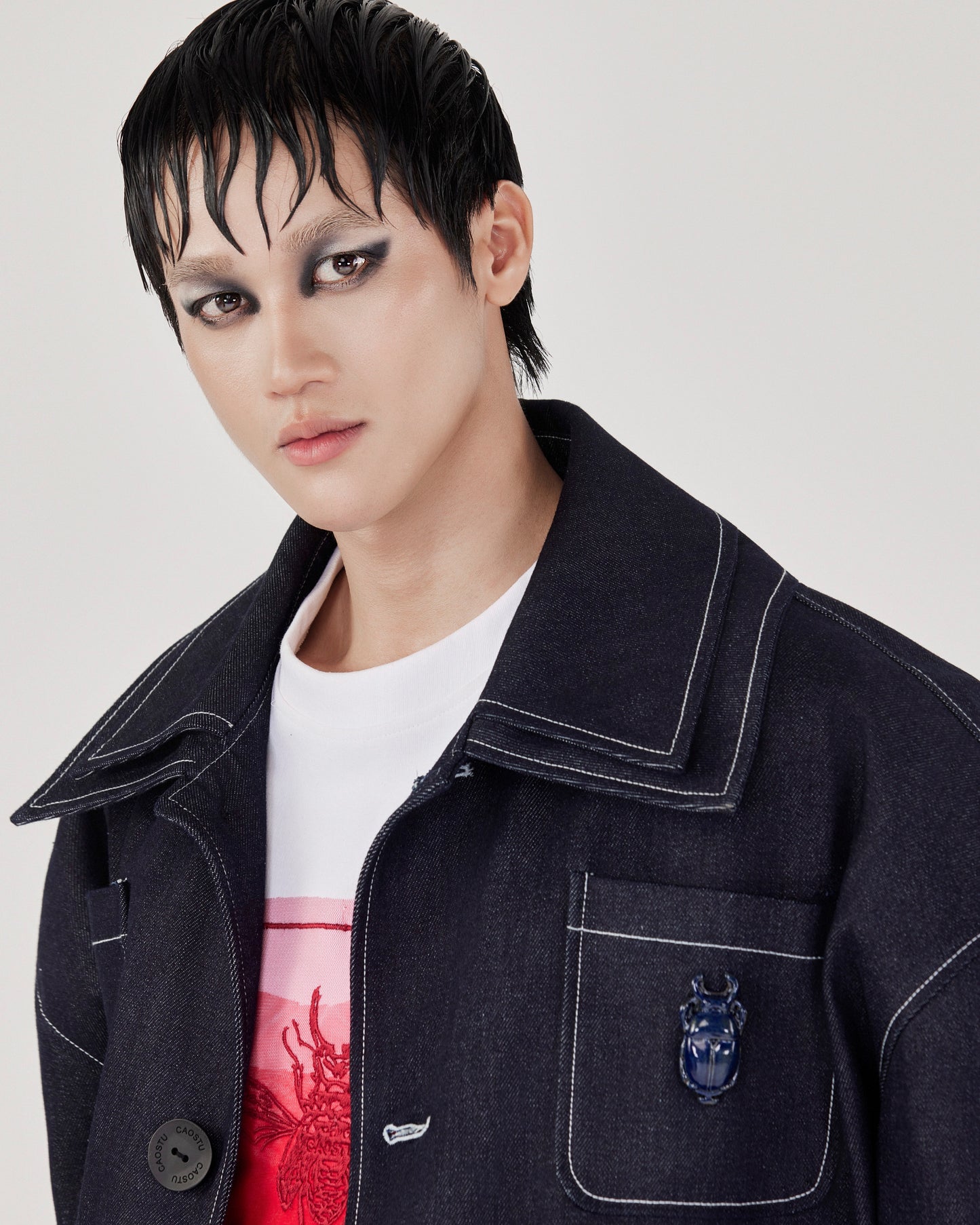 Blue Dream Denim Jacket Caotus Astoud