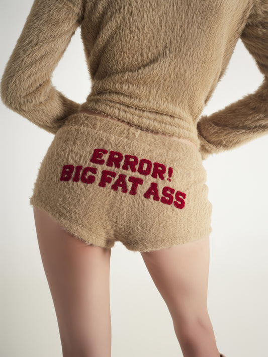 error-embroidered-mohair-mini-shorts tatichu astoud