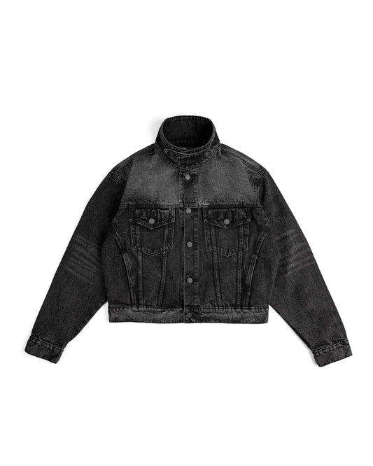 Jkd3 - "Fnos Verse" Denim Jacket Washed - Black