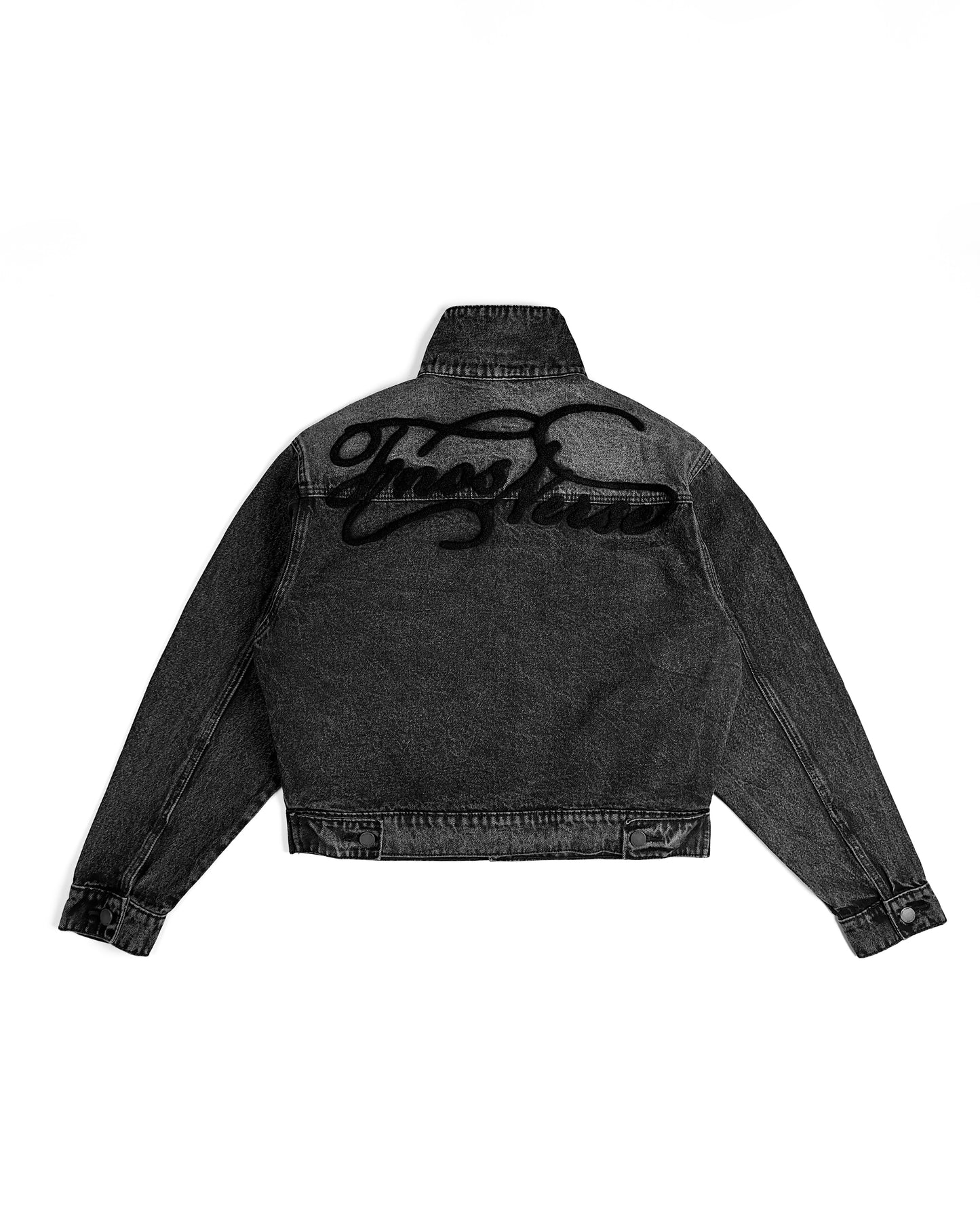 Jkd3 - "Fnos Verse" Denim Jacket Washed - Black