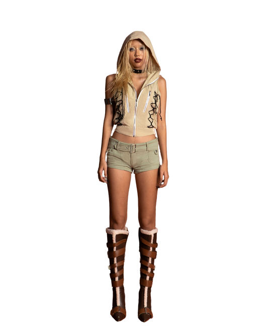 puzzle-sleeveless-hooded-parachute-jacket tatichu astoud