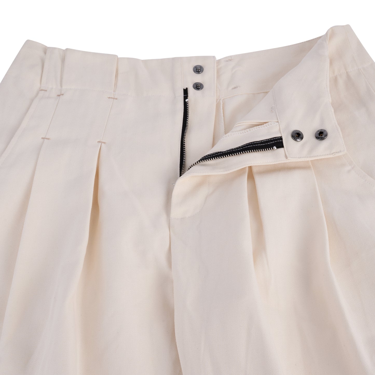 cream-herringbone-loose-baggy-pants saomai homme astoud