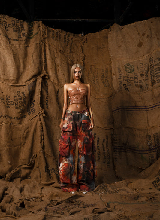 mother-painted-pattern-cargo-jeans tatichu astoud
