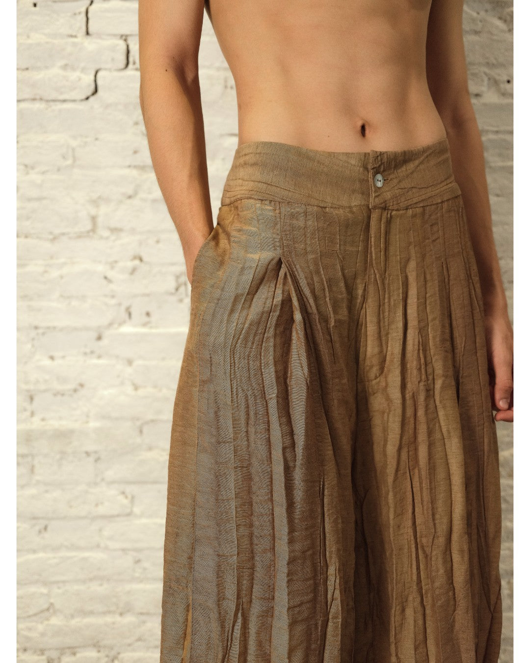 sediment-brown-chay-dong-culottes-wide-leg-pants an heritage astoud