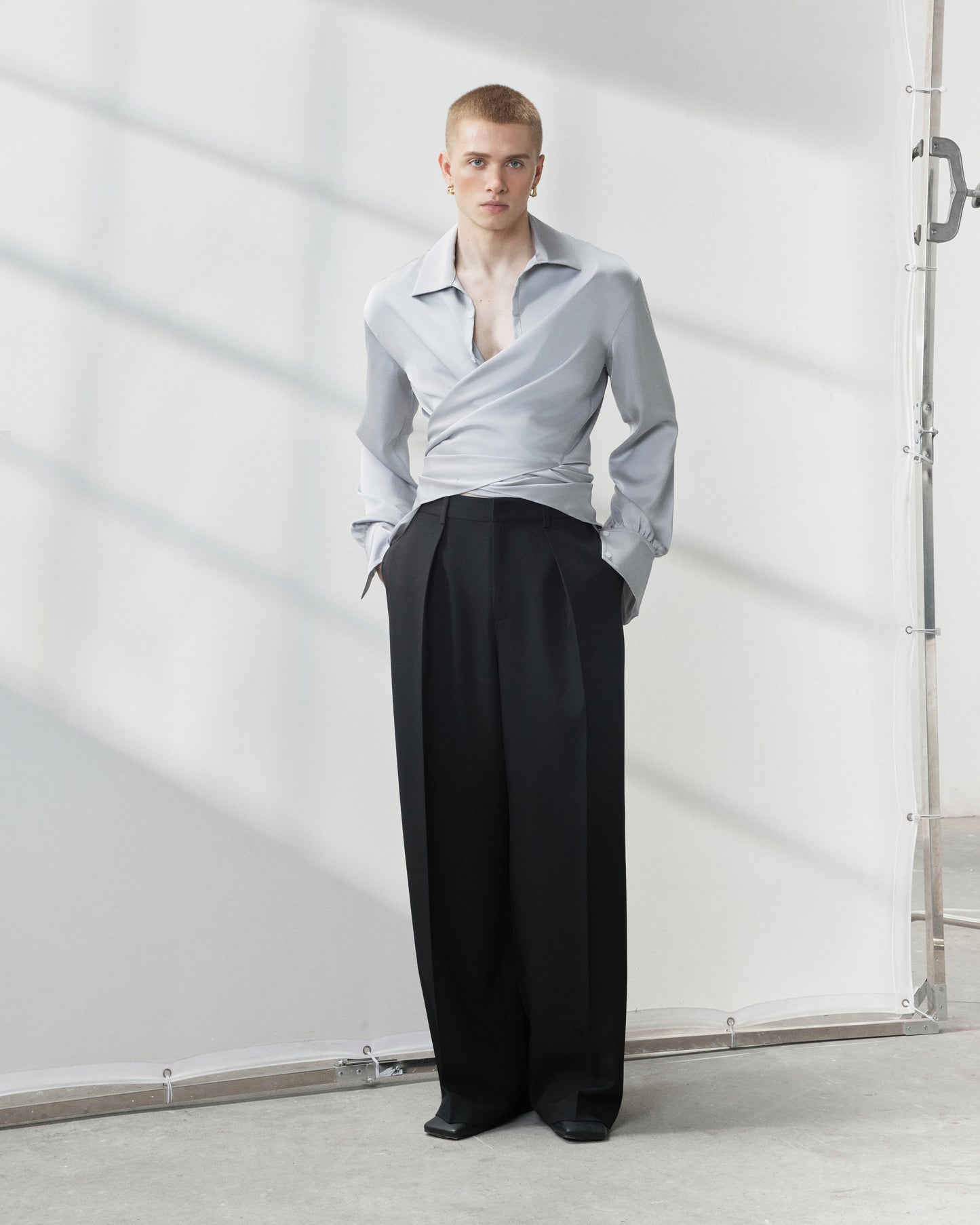 s25-mens-silver-silk-draped-shirt fortythree astoud