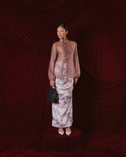 dong-noi-linen-gather-skirt an heritage astoud