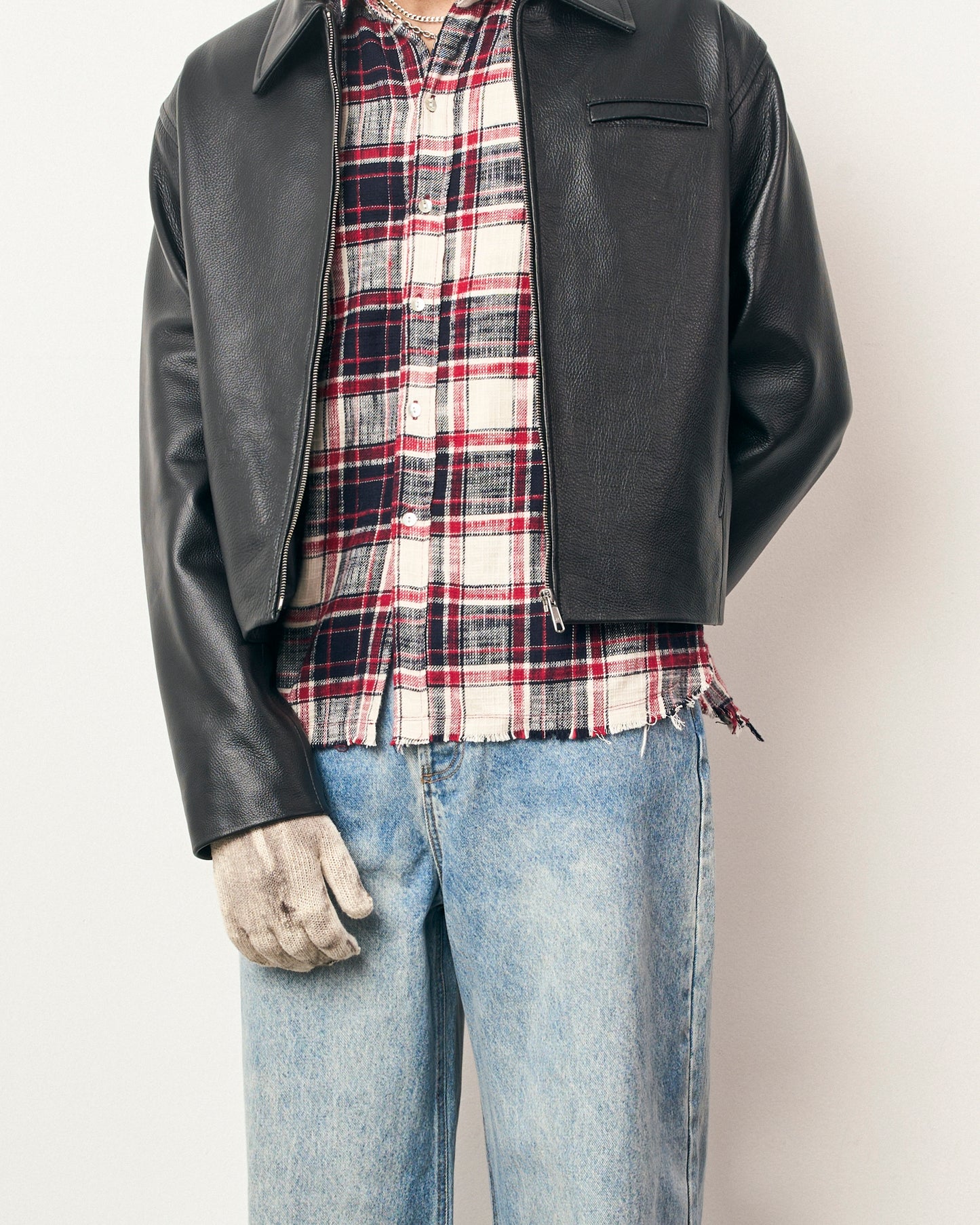 FRAGILE® Red Check Shirt fragile club astoud
