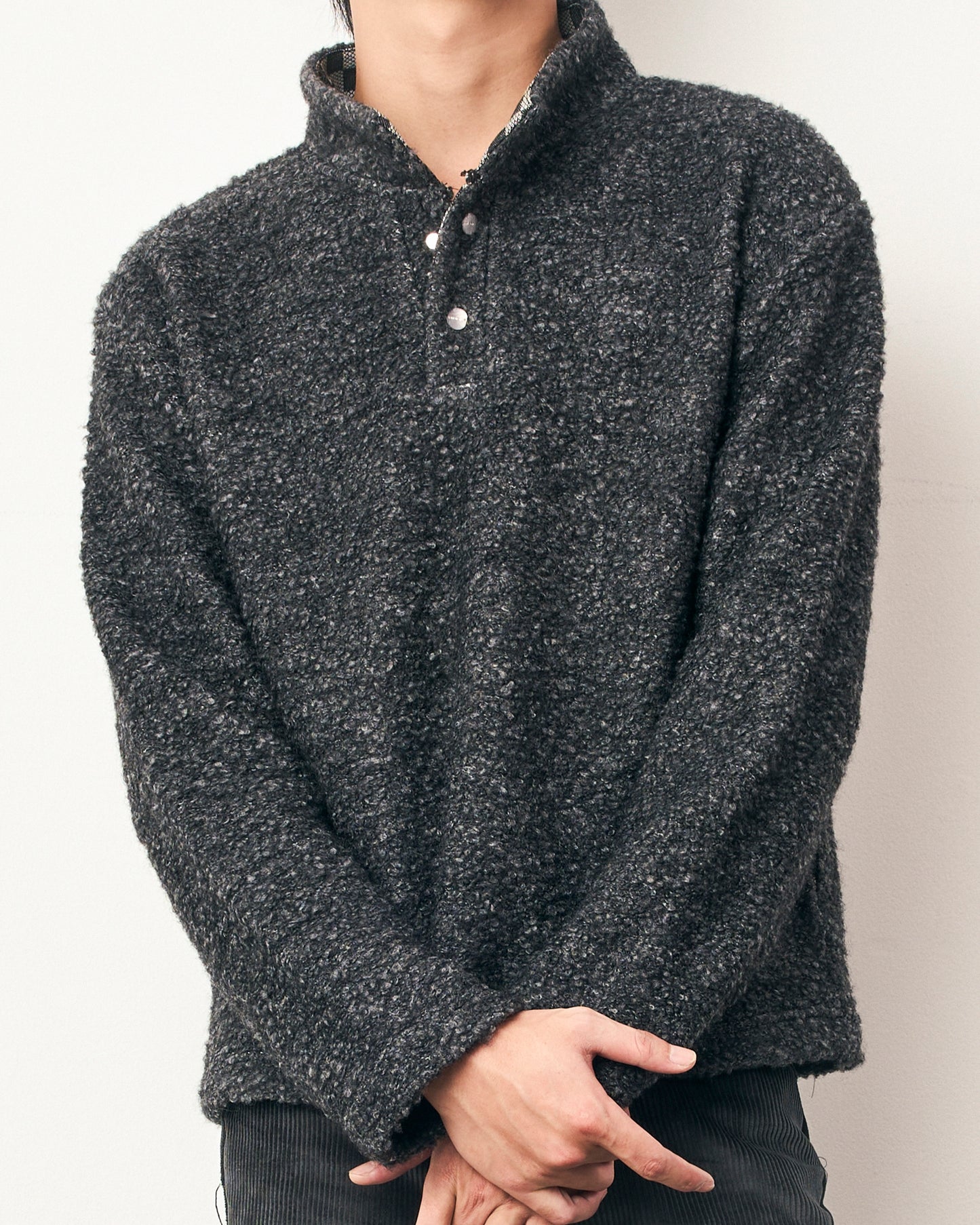 FRAGILE® Dark Gray Fleece Pullover fragile club astoud