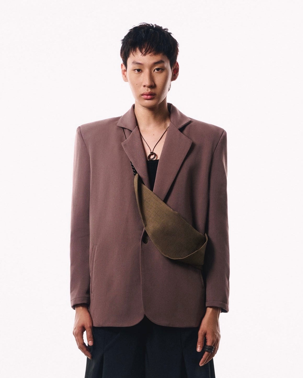 Brown Cast Blazer