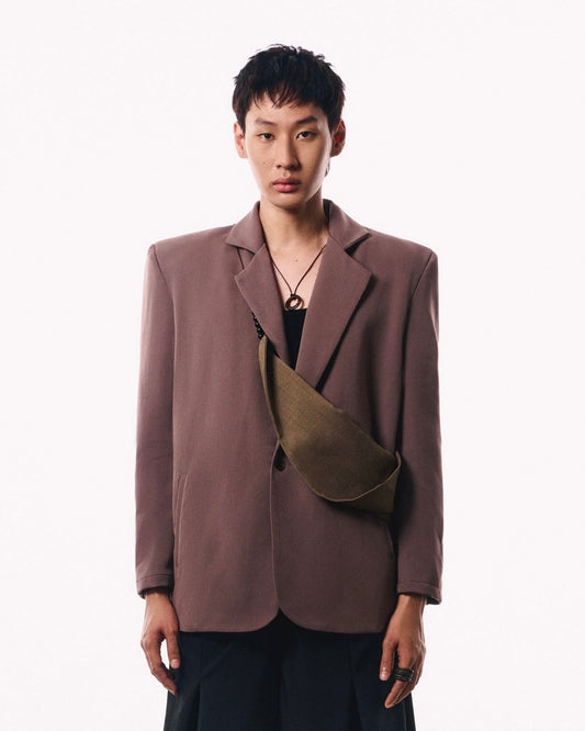 Brown Cast Blazer