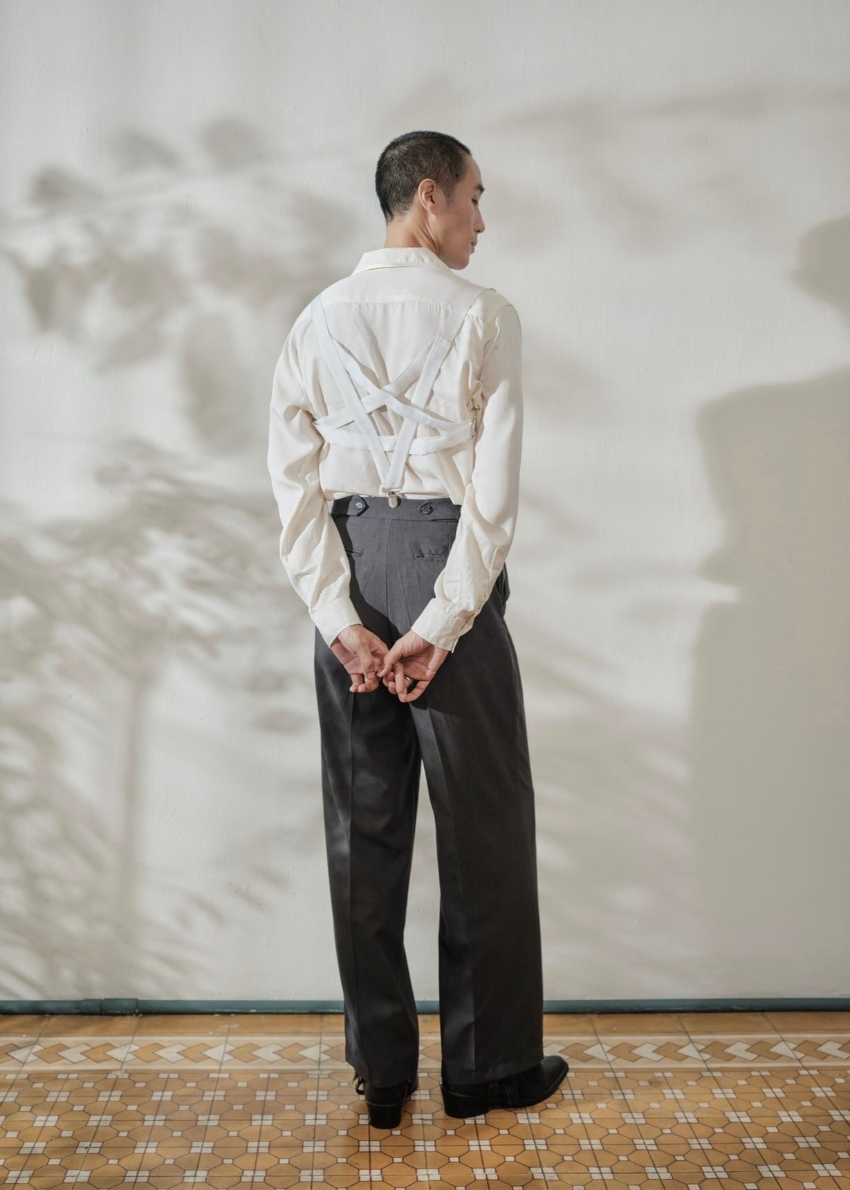 Layered-Pocket Trousers